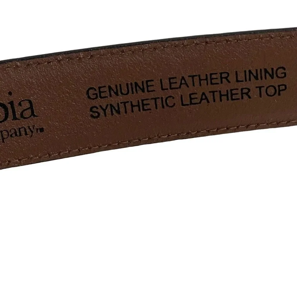 NWT Columbia‎ Sportswear Company Men's size 44 Synthetic Leather Tan Belt